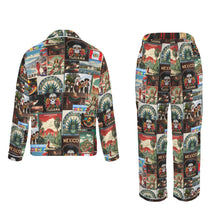 Load image into Gallery viewer, Colores De Mexico Destination Mexico Satin Pajamas