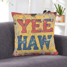 Load image into Gallery viewer, Baha Ranch YEEHAW Vintage Western Velvety Soft Pillow Case Made in America
