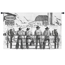 Load image into Gallery viewer, Cowboy Ranch Window Curtain 52"x63" Made in America