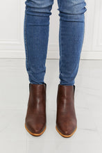Load image into Gallery viewer, MMShoes Back At It Point Toe Bootie in Chocolate