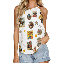 Load image into Gallery viewer, Vintage Cowgirl Collage Western Tank Top