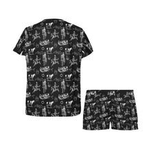 Load image into Gallery viewer, Ranch Life Women's Western Top and Short Pajama Set