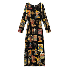 Load image into Gallery viewer, Baha Ranch Vintage Cowboy Collage Western Jumpsuit
