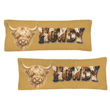 Load image into Gallery viewer, Baha Ranch Howdy Highland Western Body Pillow Made in America