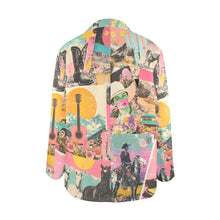 Load image into Gallery viewer, Baha Ranch Retro Pop Western Collage Blazer