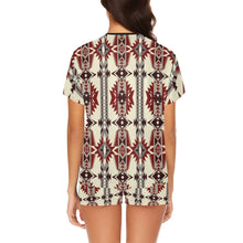 Load image into Gallery viewer, Southwestern Aztec Pajama Top Short Set