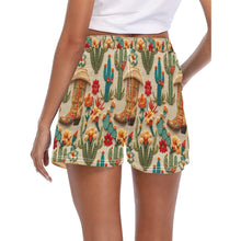 Load image into Gallery viewer, Women's Southwestern Desert Cowgirl Beach Board Shorts