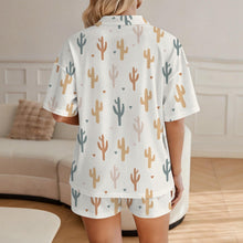 Load image into Gallery viewer, Baha Ranch Cactus Print Women's Pajama set Made in America