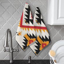 Load image into Gallery viewer, Southwestern Aztec Set of 2 Kitchen Dish Towels Made in America