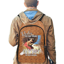 Load image into Gallery viewer, Rodeo is the Game Backpack