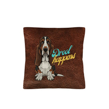 Load image into Gallery viewer, Baha Ranch Basset Hound Drool Happens Pillow Case Made In America