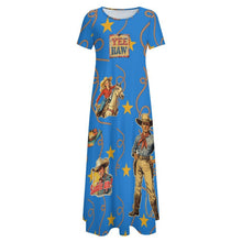 Load image into Gallery viewer, Vintage Cowgirl Western Dress