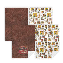 Load image into Gallery viewer, Vintage Cowgirls Set of 4 Kitchen Dish Towels Made in America