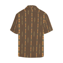 Load image into Gallery viewer, Mocha Aztec Men's Western Camp Shirt