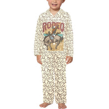 Load image into Gallery viewer, Vintage Rodeo Bronc Boy's Western Pajama Set