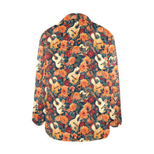 Load image into Gallery viewer, Colores De Mexico Roses & Guitars Floral Blazer