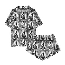 Load image into Gallery viewer, Colores de Mexico Flamenco Southwestern Satin Pajamas