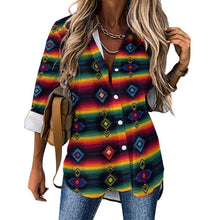 Load image into Gallery viewer, Baha Ranch Colores de Mexico Festival Button Up Blouse