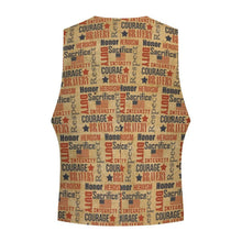 Load image into Gallery viewer, Military Veteran Patriot Men's Vest