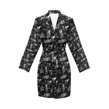 Load image into Gallery viewer, Ranch Life Women's Belted Satin Feel Dressing Lounge Robe