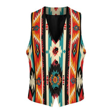 Load image into Gallery viewer, Baha Ranch Southwestern Aztec Men's Sleeveless Suit Vest