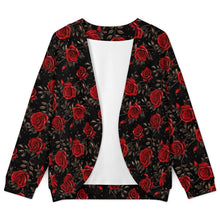 Load image into Gallery viewer, Colores de Mexico Romantic Roses Drop Shoulder Cardigan