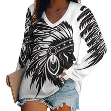 Load image into Gallery viewer, Baha Ranch Western Print Long Sleeve top