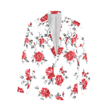 Load image into Gallery viewer, Mexican Red Rose Floral Blazer