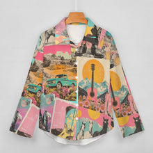 Load image into Gallery viewer, Baha Ranch Dreamgirl Retro Pop Western Vintage Button Up Shirt
