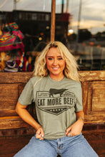 Load image into Gallery viewer, Farmers & Ranchers Eat More Beef Graphic Tee