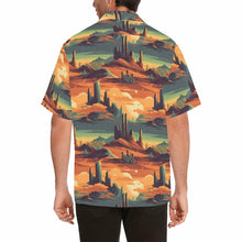 Load image into Gallery viewer, Retro Desert Men's Western Camp Shirt