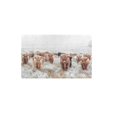 Load image into Gallery viewer, Highland Cow Herd Floor Mat Kitchen Mat 32"x20" Made in America