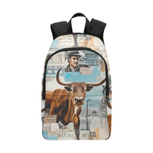 Load image into Gallery viewer, Vintage Bull Collage Western Backpack
