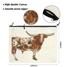 Load image into Gallery viewer, Longhorn Cosmetic Bag Pack of 5 Made in America