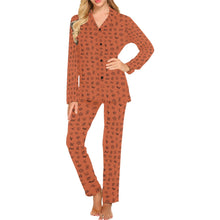 Load image into Gallery viewer, Mini Rust Cattle Brands Women's Western Pajama Set