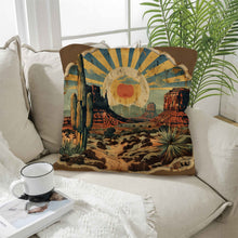 Load image into Gallery viewer, Southwestern Desert Pillow Case Made in America