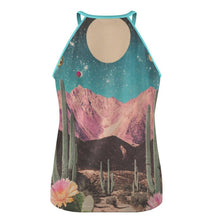 Load image into Gallery viewer, Baha Ranch Bull Skull Retro Pop Western Tank Top