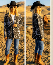 Load image into Gallery viewer, Baha Ranch Rhinestone Cowgirl Yeehaw Blazer Women's Blazer