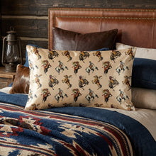 Load image into Gallery viewer, Baha Ranch Vintage Cowgirl Satin Pillow Case Made in America