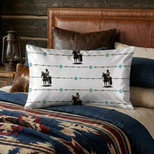 Load image into Gallery viewer, Baha Ranch Satin Saddle Up Pillow Case White Made in America