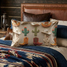 Load image into Gallery viewer, Baha Ranch Western Cactus Satin Pillow Case Made in America