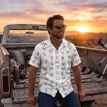 Load image into Gallery viewer, Baha Ranch Cattle Brands Hawaiian Shirt Made in America