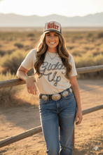 Load image into Gallery viewer, Giddy Up Twisted Rope Graphic Tee
