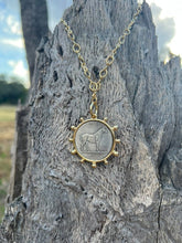 Load image into Gallery viewer, Gold Horse Coin Chain Necklace