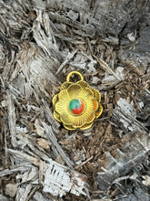 Load image into Gallery viewer, Gold Plated Squash Blossom Pendant