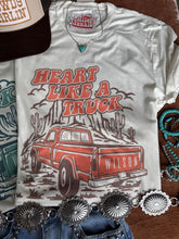 Load image into Gallery viewer, Heart Like A Truck Graphic Tee - Coral