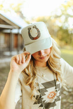 Load image into Gallery viewer, Horse Shoe Trucker Hat