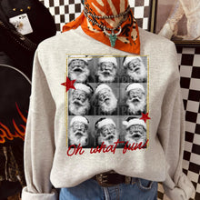 Load image into Gallery viewer, Polaroid Santa collage tee or sweatshirt