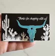 Load image into Gallery viewer, Bag of 25 -Boutique 3d Printed Package Inserts Longhorn Bull Skull Made in America