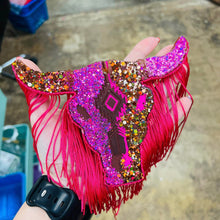 Load image into Gallery viewer, Bull Skull with Fringe Car Freshie